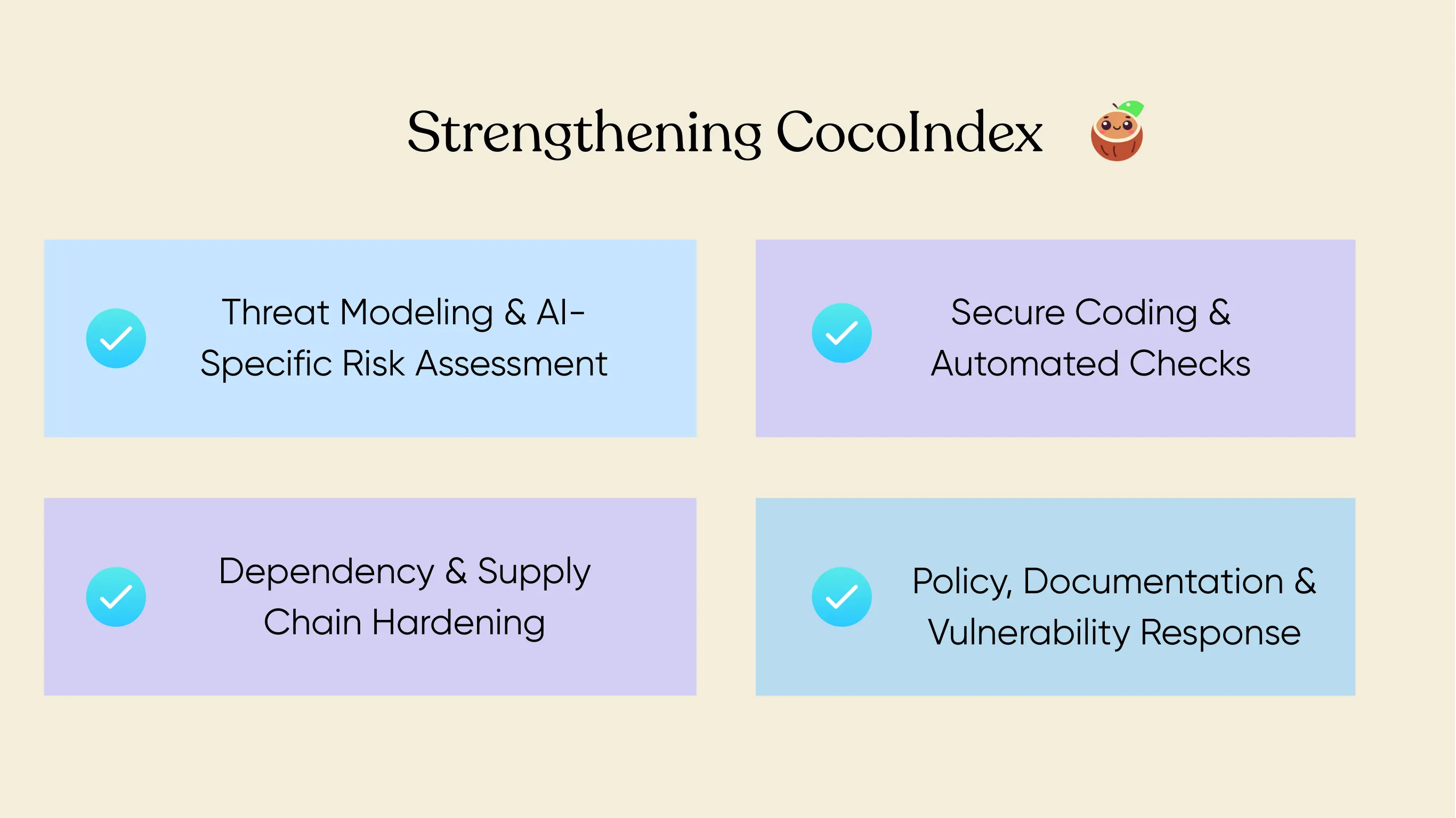 Strengthening CocoIndex