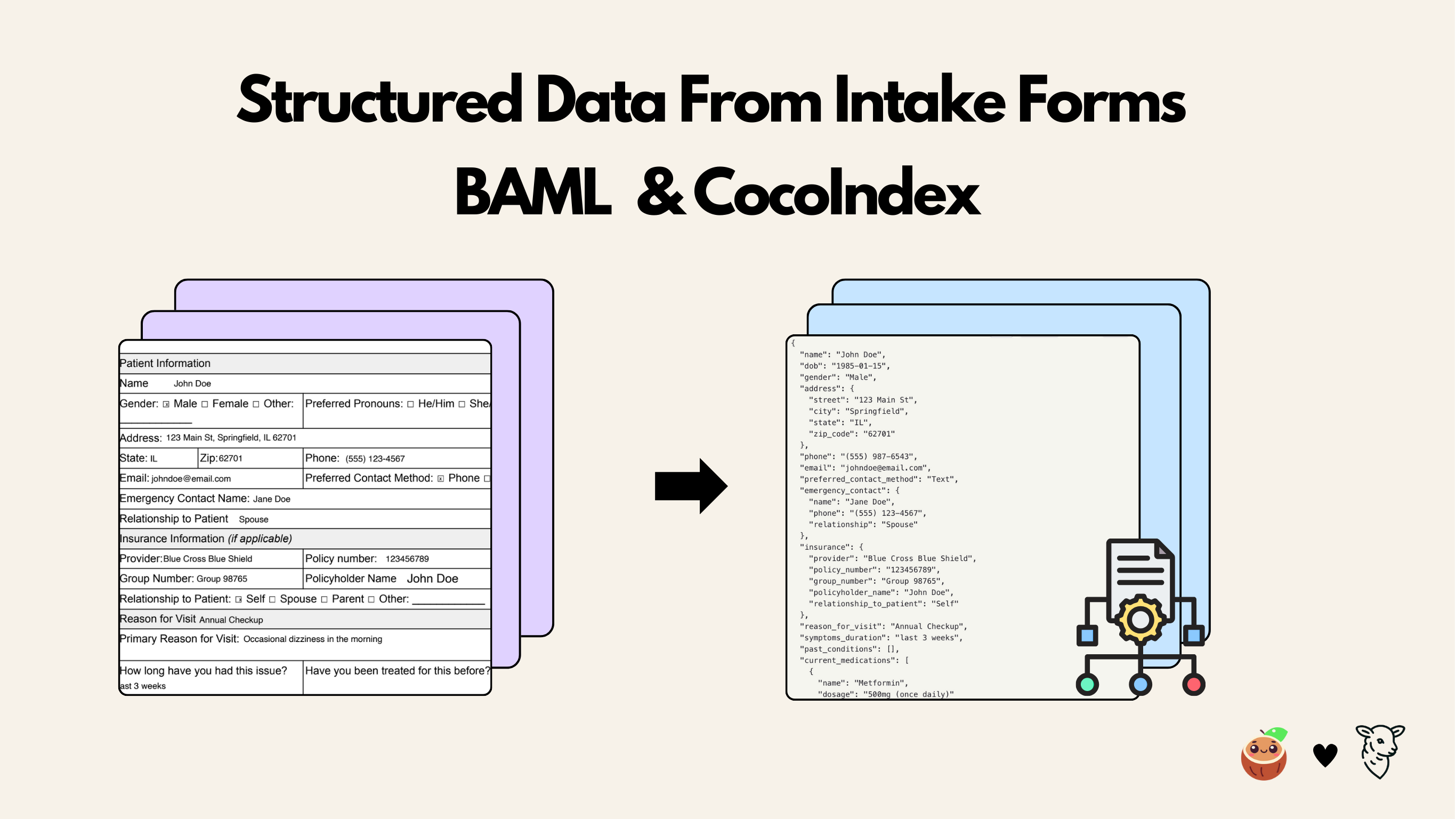 Patient Intake Forms to Typed JSON with BAML and CocoIndex V1