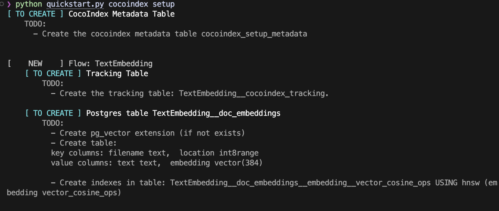 Colorful CLI output for better readability