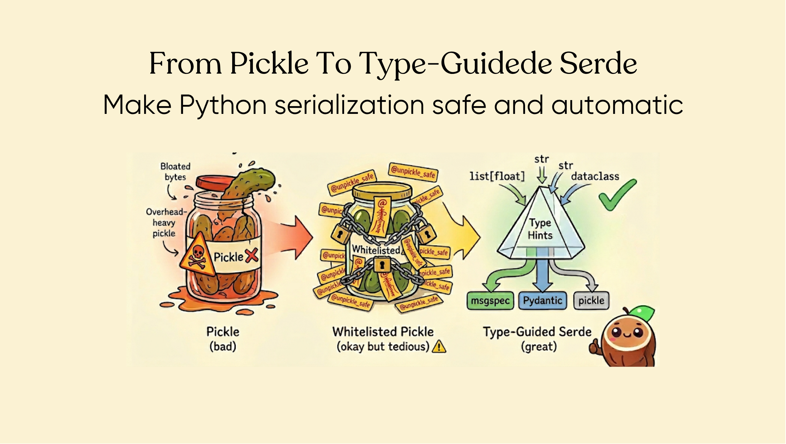 From Pickle to Type-Guided Deserialization