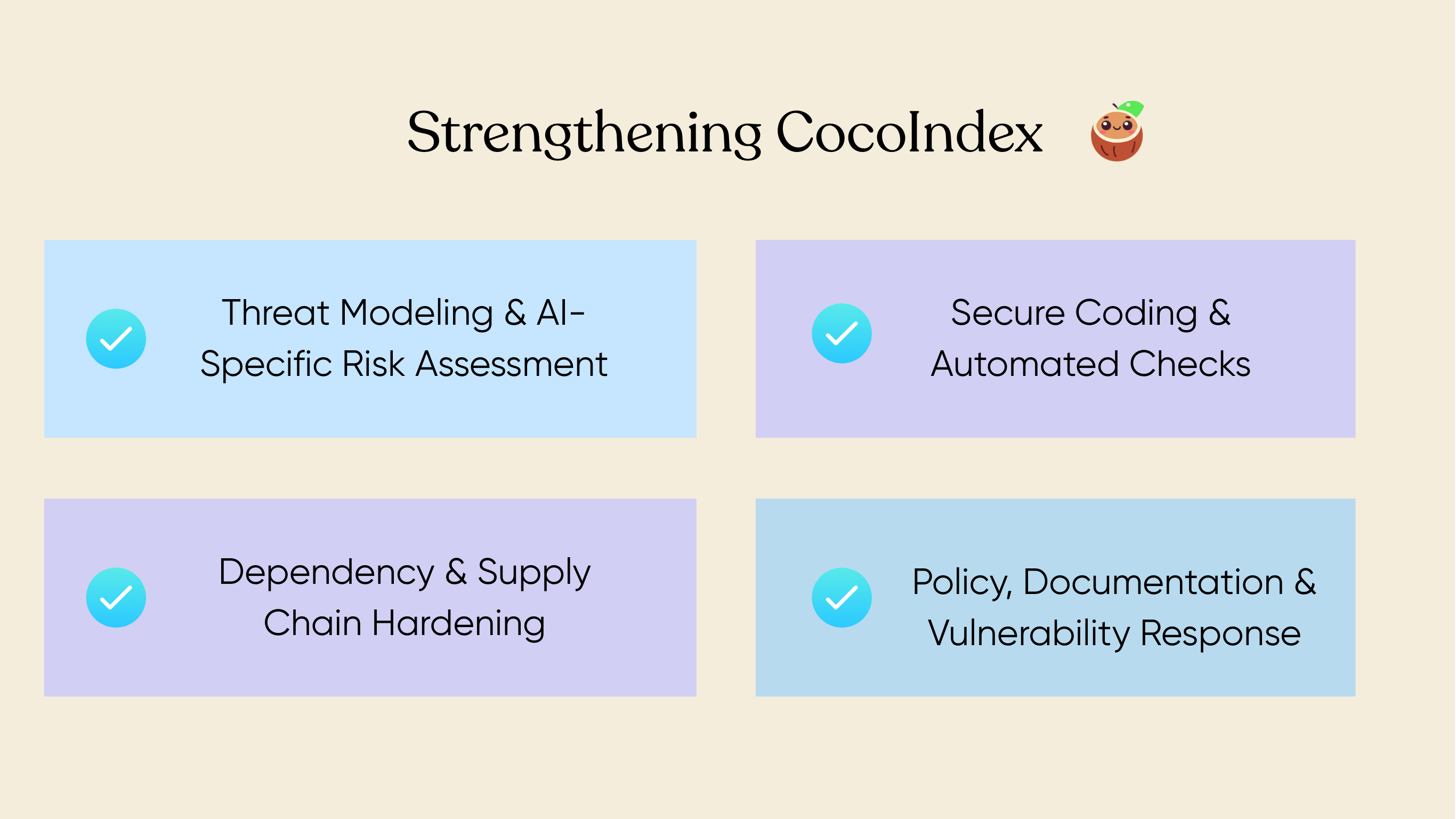 Strengthening CocoIndex